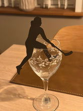 Indlæs billede til gallerivisning Floorball pige spiller / Innebandyspilleren bordkort