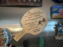 Load image into Gallery viewer, Bordtennis Invitation i træ