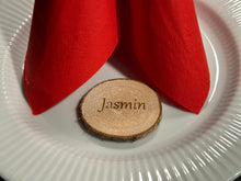 Lataa kuva Galleria-katseluun, Træskive med navn